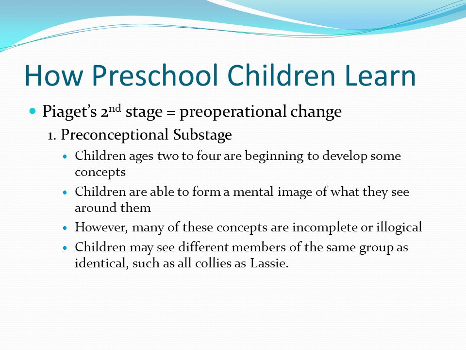 Intellectual Development of the Preschooler ppt video online